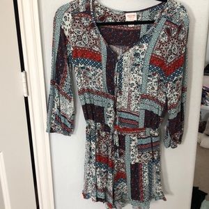 Patterned Romper